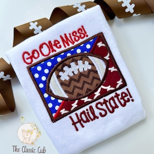 House Divided Football shirt for girls, choose two teams