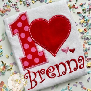 Valentine Heart birthday shirt, Valentines Birthday Shirt | Any Age