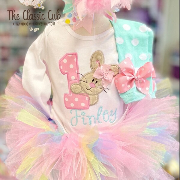 Bunny Geburtstag Tutu Outfit, Some Bunny is 1, Bunny 1st birthday