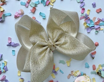 Gold Hairbow