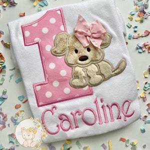 Puppy Pawty Geburtstag Shirt | JEDES ALTER | Welpe Motiv Geburtstagsshirt