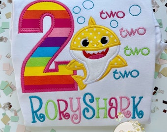 Baby Shark Two Two Etsy Uk Baby Shark Two Two Etsy Uk