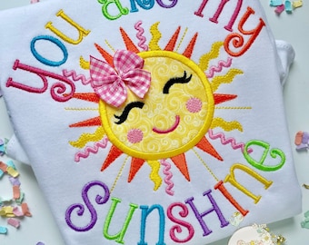 Camiseta "Eres mi sol" para niñas