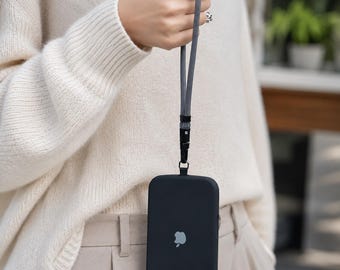 Correa de muñeca ajustable y moderna estilo Y2K para teléfono, cordón unisex duradero para teléfono, accesorios para teléfono móvil, llavero elegante para la muñeca, cordón para teléfono