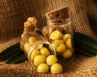 Biologische helende balsemdruppels | Handgemaakte natuurlijke bijenwas, olijfolie, propolis, honing, geen essentiële oliën