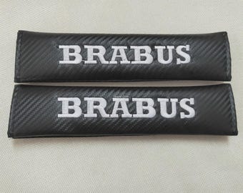 NEW 2X BRABUS for Embroidery Seat Belt Shoulder Pads