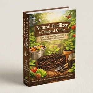 Natural Fertilizer & Compost Guide: Home Zero Waste Gardening and Sustainable Living Handbook
