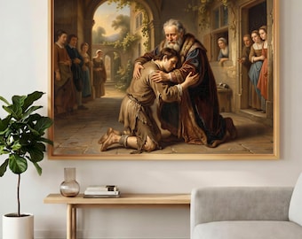 Prodigal Son Embrace Christian Bible - Prodigal Son Art
