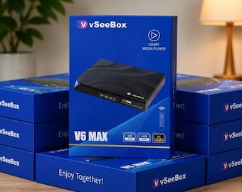 vSeeBox V6 Max Android TV Box – Latest Model | vSeeBox v6 Max - Newest Model - Fast Free Shipping - vSeeBox V6 Max Android Streaming Box