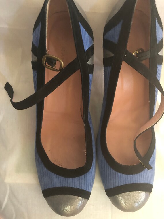 Marc Jacobs Blue Suede Mary Janes - image 3
