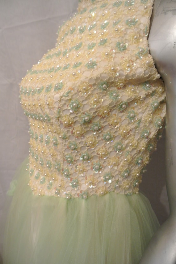 50's Couture Evening Gown - image 1