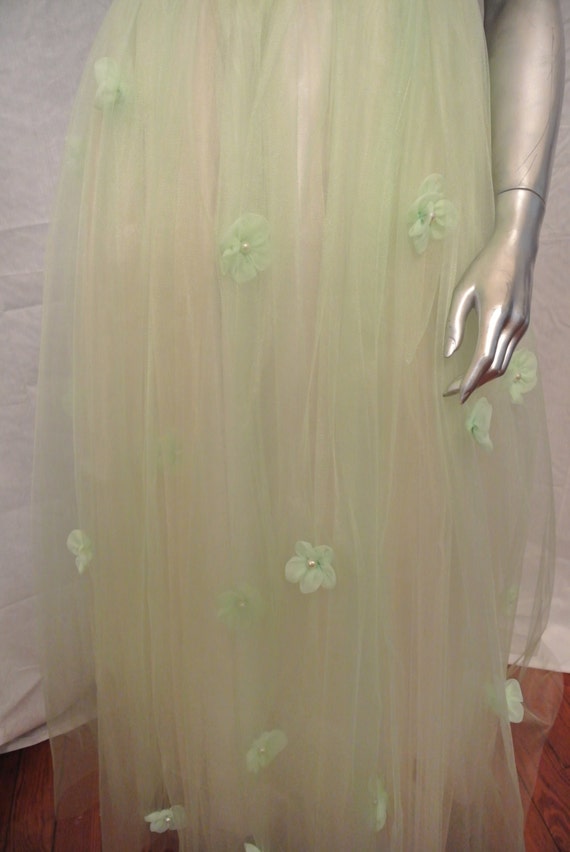 50's Couture Evening Gown - image 3