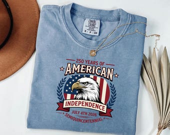 Patriotic Eagle Tee, USA 1776 2026 Tshirt, Semiquincentennial Era, July 4th Gift For Him, America 250th Semiquincentennial Era Unisex