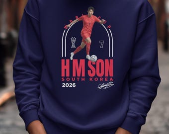 South Korea Star Player #7 Tribute Design, Son Inspired World Football Style Graphic Tee, 2026 Soccer Cup Gift For Fans Unisex T-Shirt