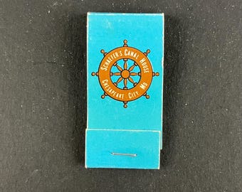 Schaefer's Canal House, Chesapeake City, Maryland – Vintage Matchbook