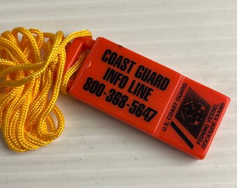 Vintage U.S. Coast Guard Safety Whistle