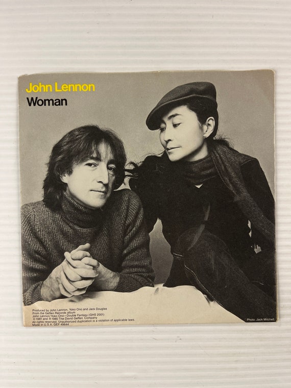 John Lennon Woman / Yoko Ono Beautiful Boys vintage 