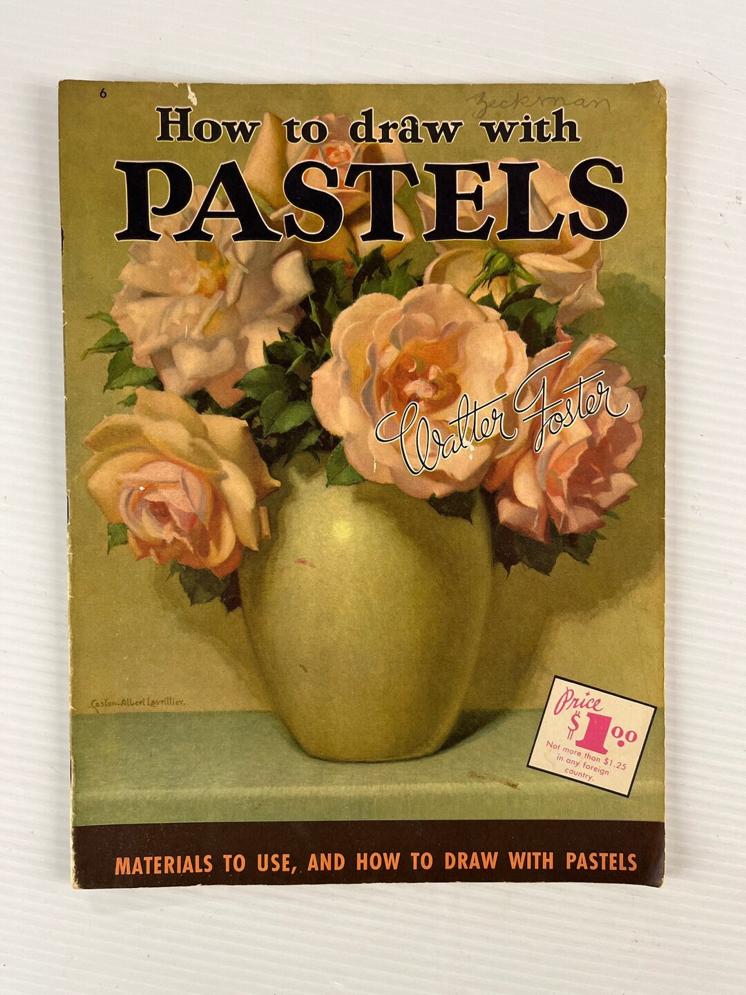 How to Draw With Pastels (vintage Booklet) – No. 6 – Walter T. Foster ...