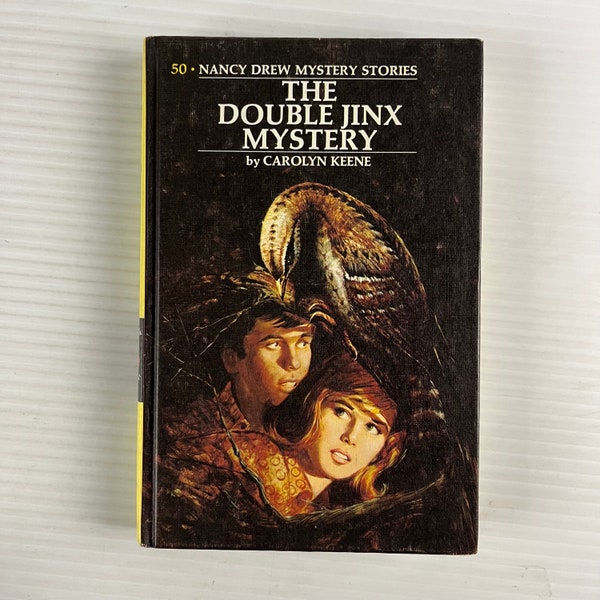 Nancy Drew Mystery Stories by Carolyn Keene (Vintage Hardcover Book) 1973 – The Double Jinx Mystery – Grosset & Dunlap
