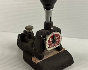 Vintage Bates Multiple Movement Numbering Machine Stamp – The Bates Manufacturing Co., Orange, N.J.