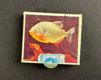 Piranha - Vintage Matchbox – Saffa SPA STAB. Serie Pesci (Fish Series)