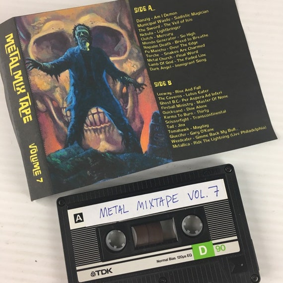 Metal Mix Tape Volume 7 (audio Cassette) Hard Rock, Punk