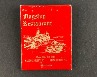 The Flagship Restaurant / Mariner Motel, Chincoteague, VA – Vintage Matchbook