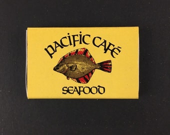 Pacific Cafe Seafood - San Francisco / Kentfield, CA - Vintage Matchbox