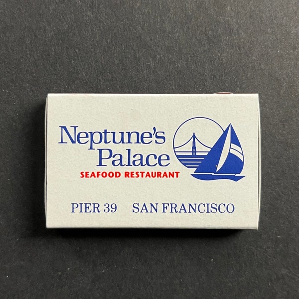 Neptune's Palace Seafood Restaurant / Neptune's Bayview Cafe, San Francisco – Vintage Slider Matchbook