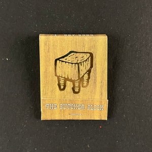 The Butcher Block, Akron, Ohio – Vintage Matchbook