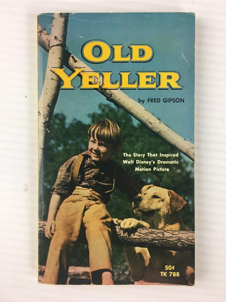 Old Yeller by Fred Gipson Vintage Paperback Book Movie Etsy