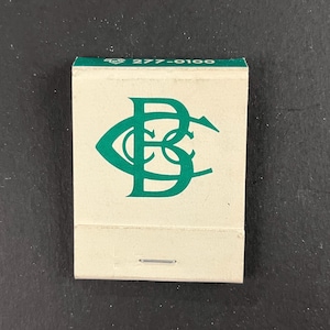 Canoe Brook Country Club, Summit, NJ New Jersey – Vintage Matchbook