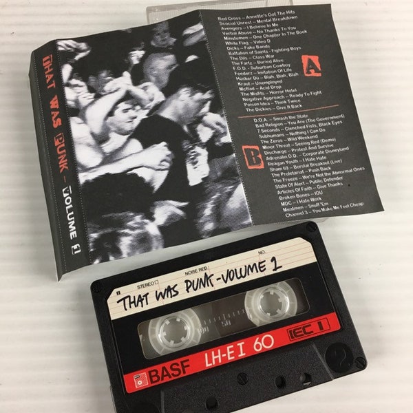 That Was Punk - Volume 1 Mixtape (Audio Cassette) Old School Punk Rock Hardcore jaren 80