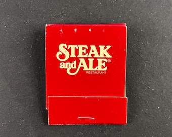 Steak and Ale Restaurant – Vintage Matchbook