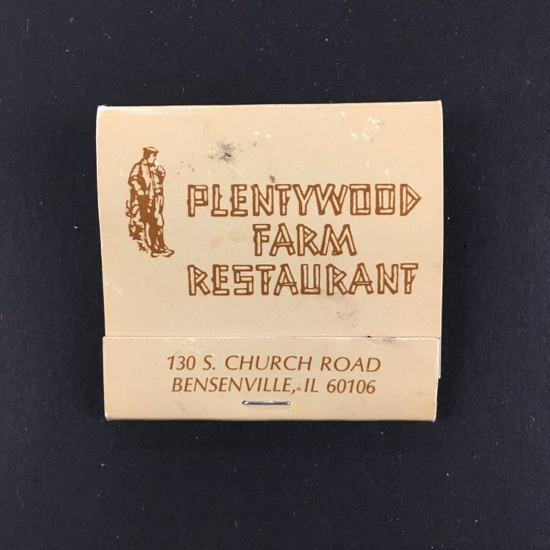 Plentywood Farm Restaurant Bensenville IL Vintage Etsy