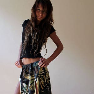 Jersey knit skirt top