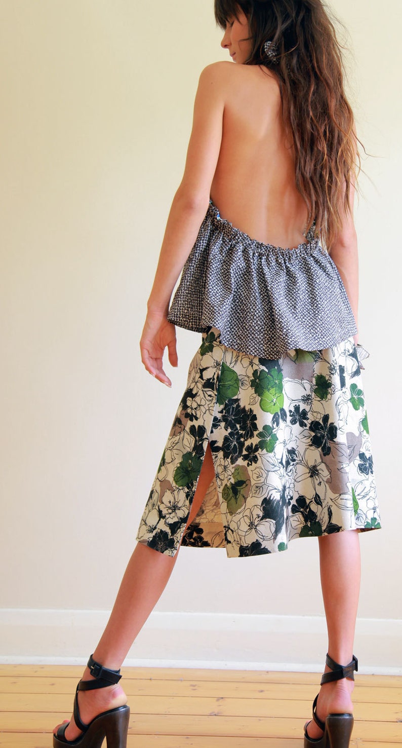 Knee Length Aline Skirt SEWING PATTERN With Pullon Elastic Etsy UK