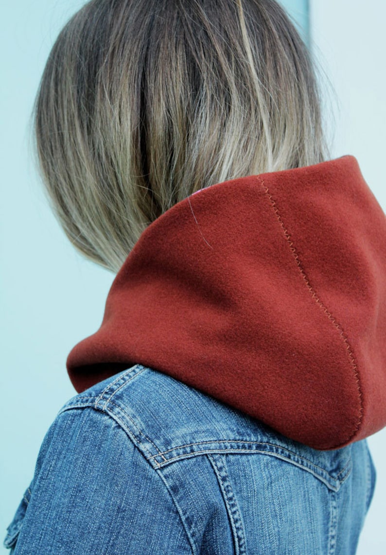 Women's Detachable Hood Hat SEWING PATTERN With Quilted Etsy