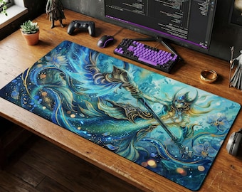 Nami Maus Pad | LoL Schreibtischmatte, League of Legends Verzauberer Geschenk