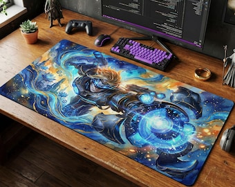 Ezreal Mouse Pad | LoL Desk Mat, League of Legends Gaming Gift