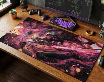 Fiora PROJECT Mouse Pad | LoL Desk Mat, League of Legends Gaming Gift