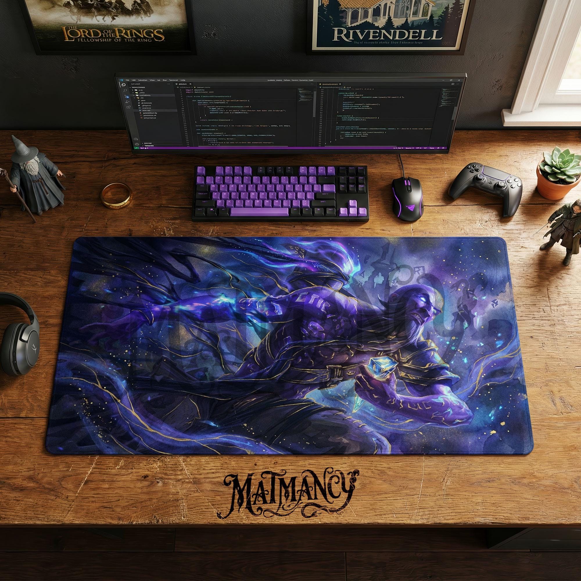 Ryze Mouse Pad | Lol Desk Mat, League of Legends Mage Gift - Etsy