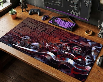 Ainz Ooal Dress Maus Pad | Overlord Anime Schreibtischmatte, Momonga Fan Art Dunkle ästhetische Matte