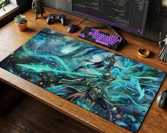 Kalista Mouse Pad | LoL Desk Mat, League of Legends Gaming Gift