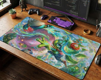 Fizz Frog Mouse Pad | LoL Desk Mat, League of Legends Gaming Gift