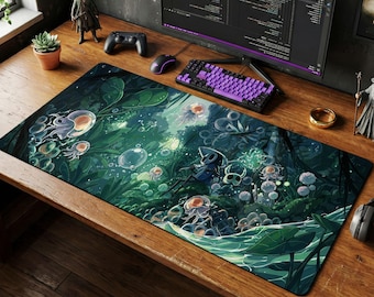 Hollow Knight Jelly Grove Mouse Pad | Indie Metroidvania Gamer Desk Mat