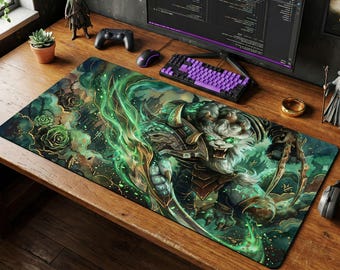 Rengar Hunter Mouse Pad | LoL Desk Mat, League of Legends Jungle Gift