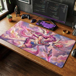 Kai'Sa Star Mouse Pad | LoL Desk Mat, League of Legends Gaming Gift