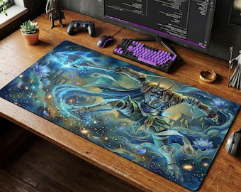 Nasus Lunar Maus Pad | LoL Schreibtischmatte, League of Legends Stacker Geschenk