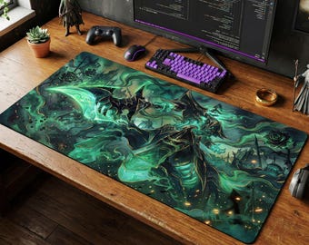 Hecarim Ghost Mouse Pad | LoL Desk Mat, League of Legends Gaming Gift